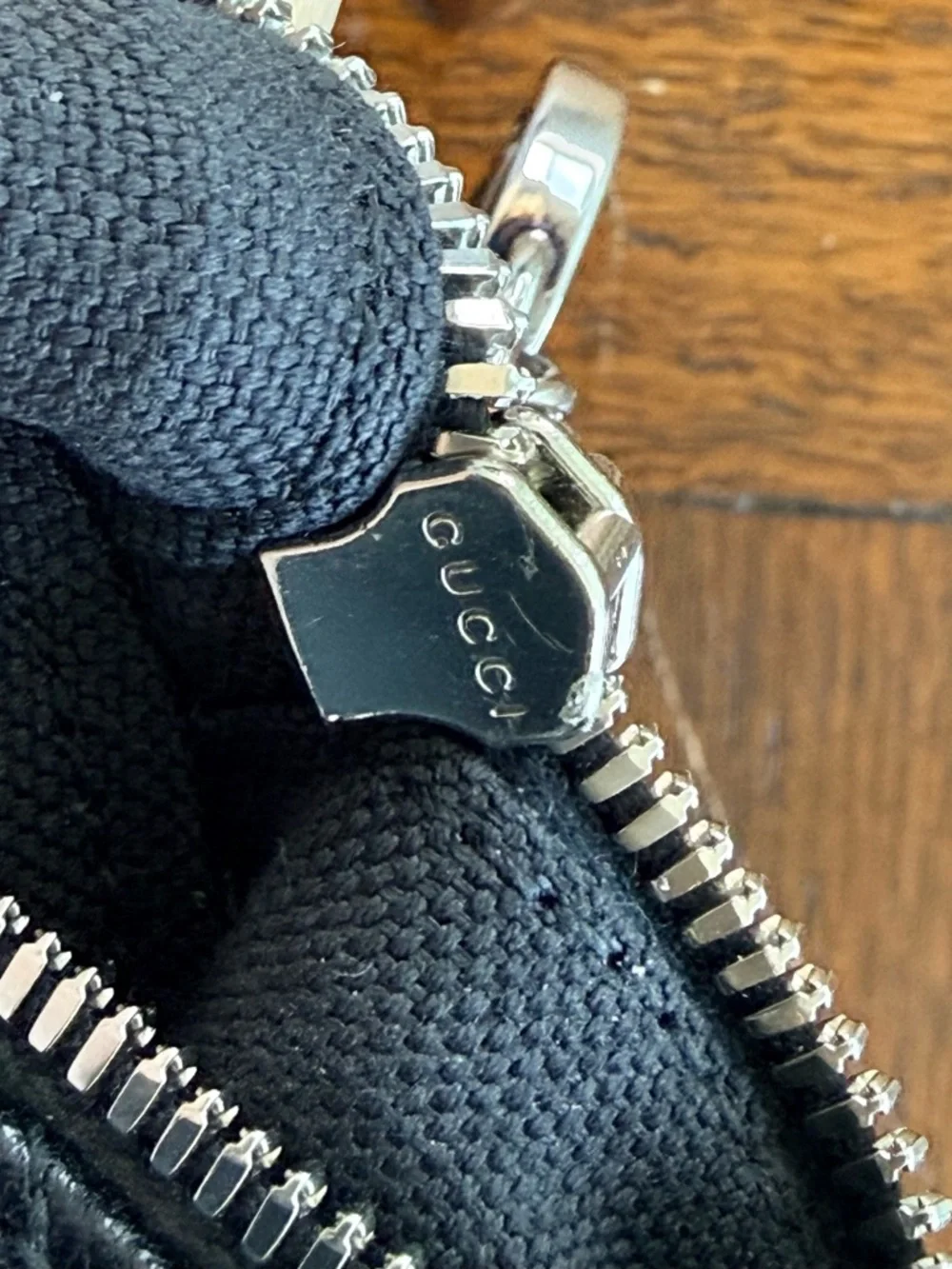 Gucci Black Quilted Barrel Shoulder Bag with Silver Charm - Picture 7 of 7
